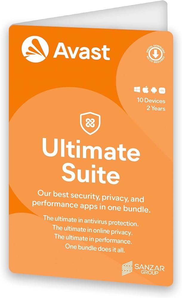 AVAST PROTECTION MULTI DEVICE FOR PCS, ANDROID, MAC WITH 1YEAR